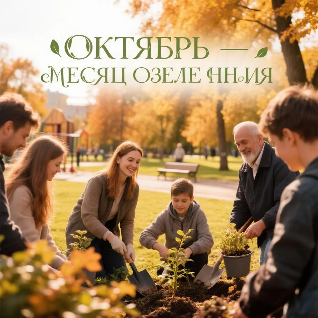 🌳 ОКТЯБРЬ — МЕСЯЦ ОЗЕЛЕНЕНИЯ!