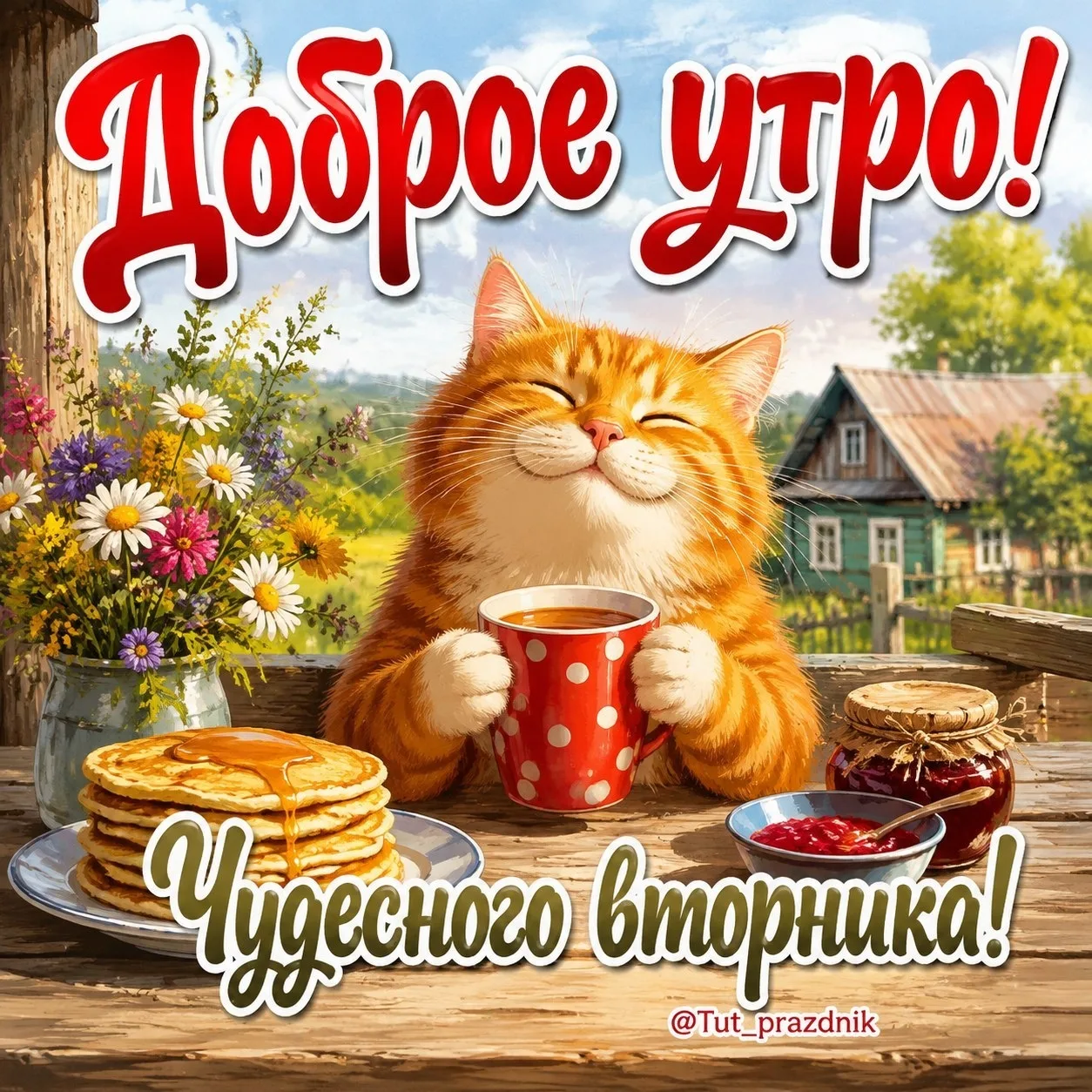 Доброе утро! Чудесного вторника!

Красивые открытки ❤️