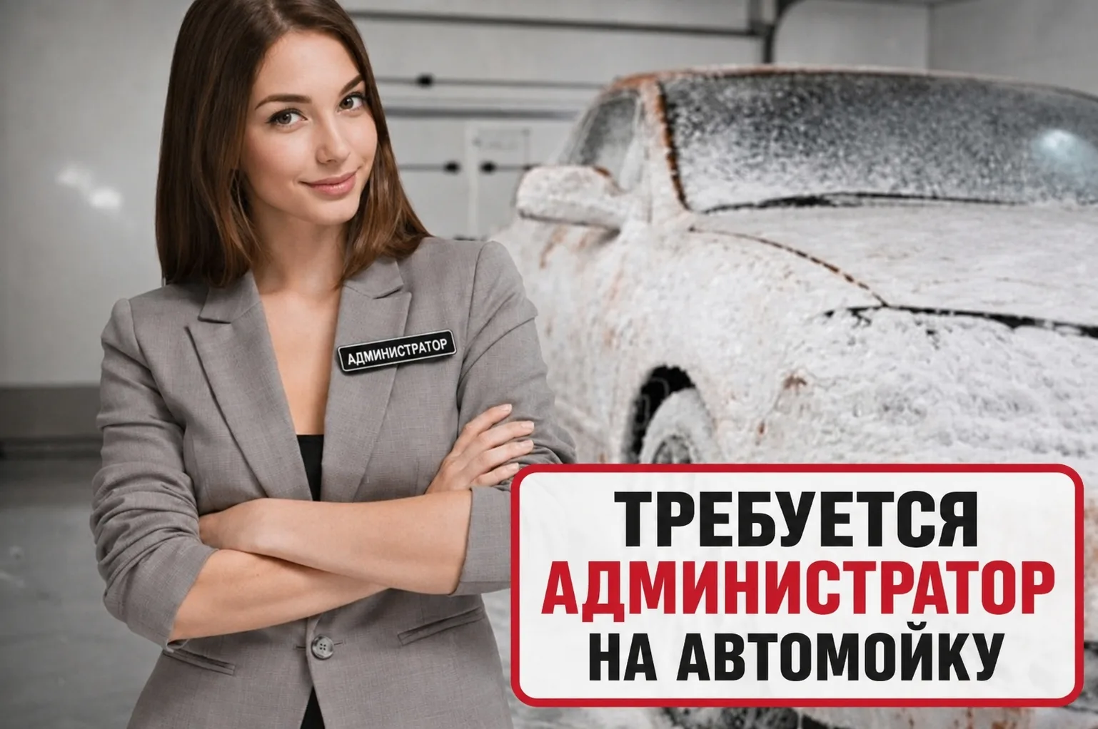 ✔️ Администратор на автомойку 
График работы: 4х2.
Требования: опыт работы приветствуется.
Условия: 