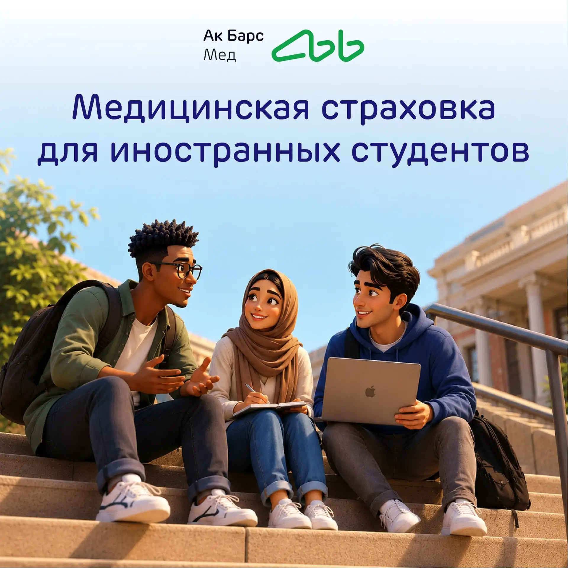 🎓 Медицинская страховка для иностранных студентов — оформление за 2 минуты!