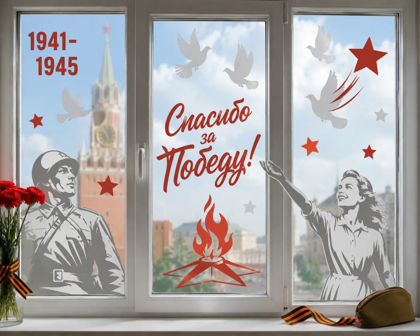 В преддверии Дня Победы наш дружный детский сад присоединился к Всероссийской патриотич...