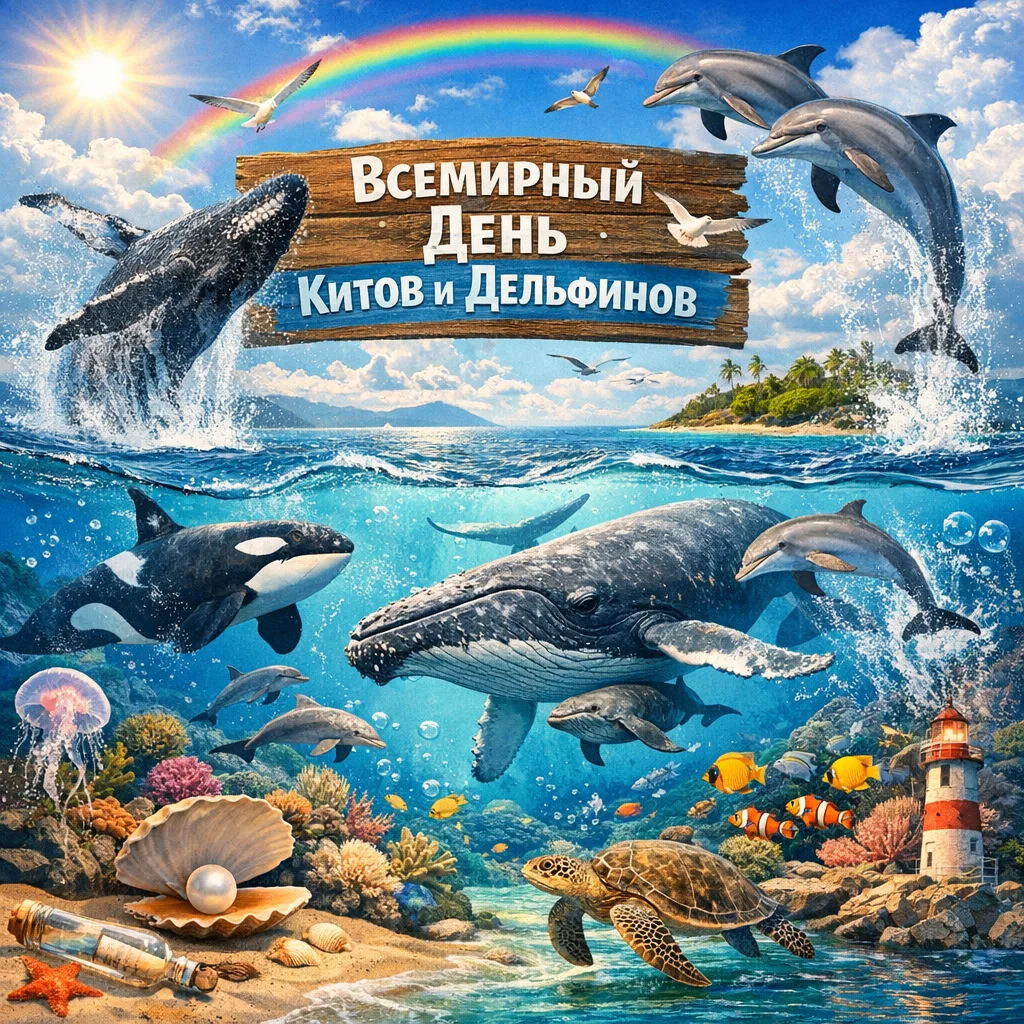 Знаете ли вы, что киты могут петь часами, передавая свои «песни» на тысячи километров, а дельфины на