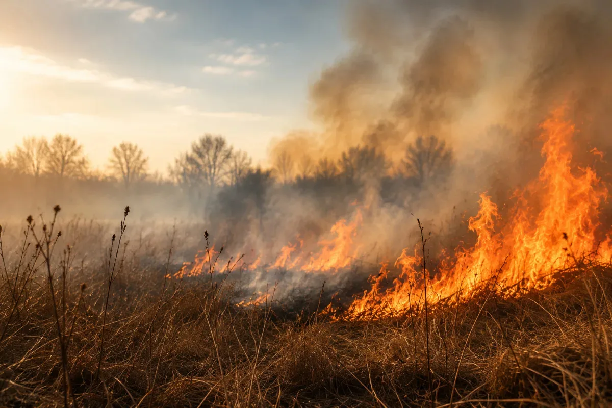 🔥 В Ростовской области сохраняется высокая пожароопасность
