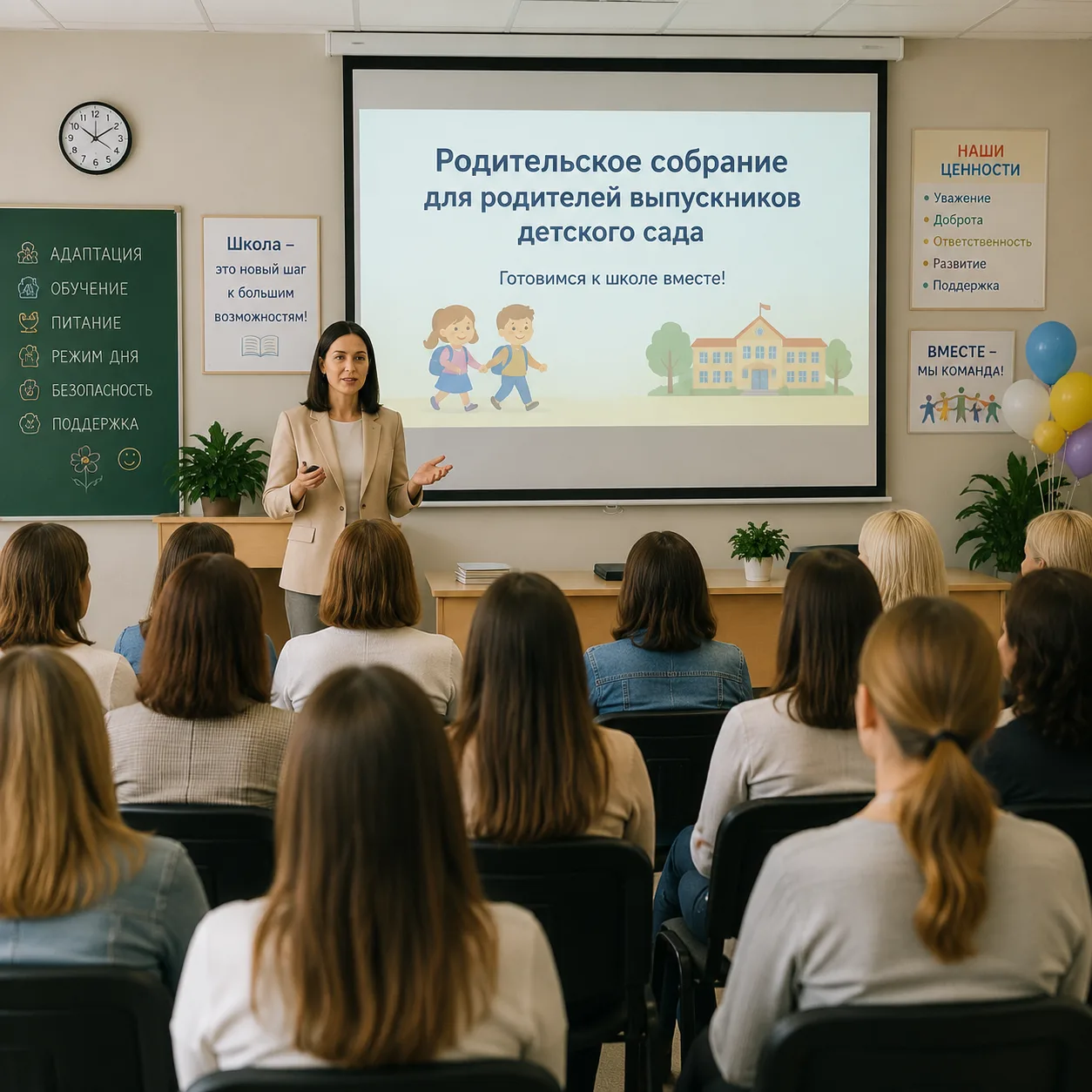 Уважаемые родители!

Спешим сообщить вам о предстоящей важной встрече. Приглашаем всех родителей пер