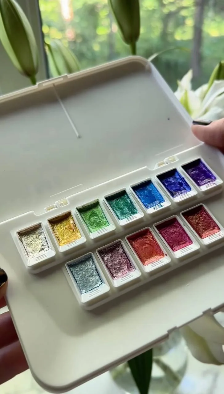 🎨 Знакомьтесь, это HIMI Jewelry Watercolor, фишка серии - эффект драгоценных камней.