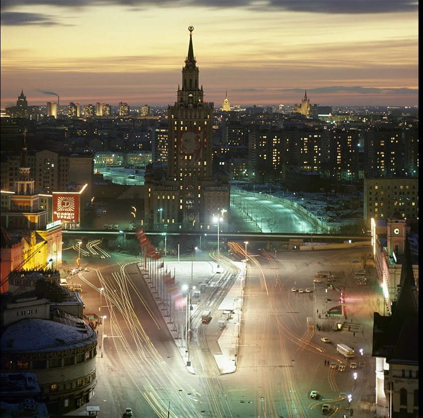 Площадь трёх вокзалов в Москве, 1978 г.
