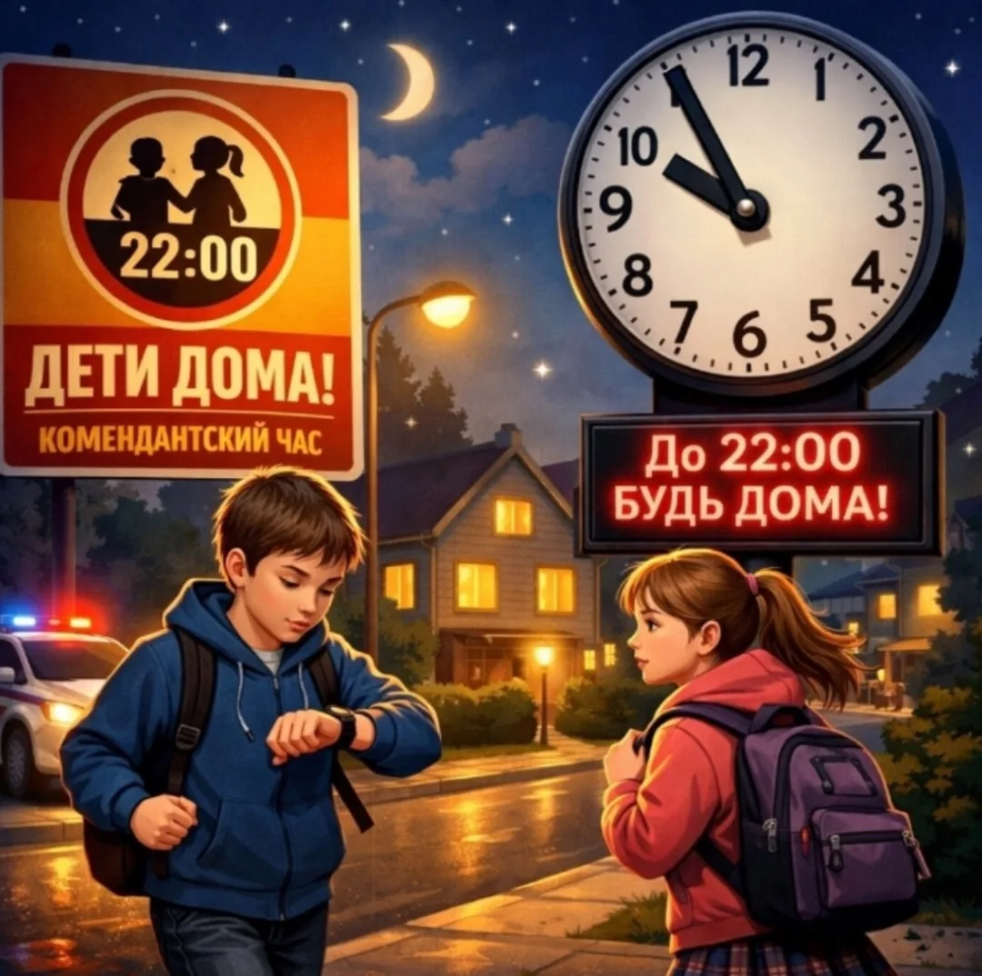 📌Комендантский час для детей в Республике Башкортостан в 2026 году📌