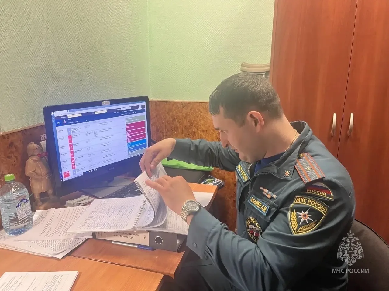 В пожарно-спасательных частях Северо-Востока проверили организацию работы по охране труда  Проверку 