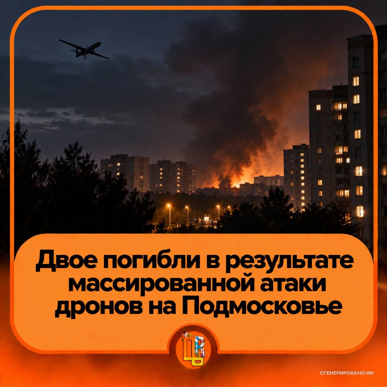 ⚡⚡ Двое погибли в результате массированной атаки дронов на Подмосковье