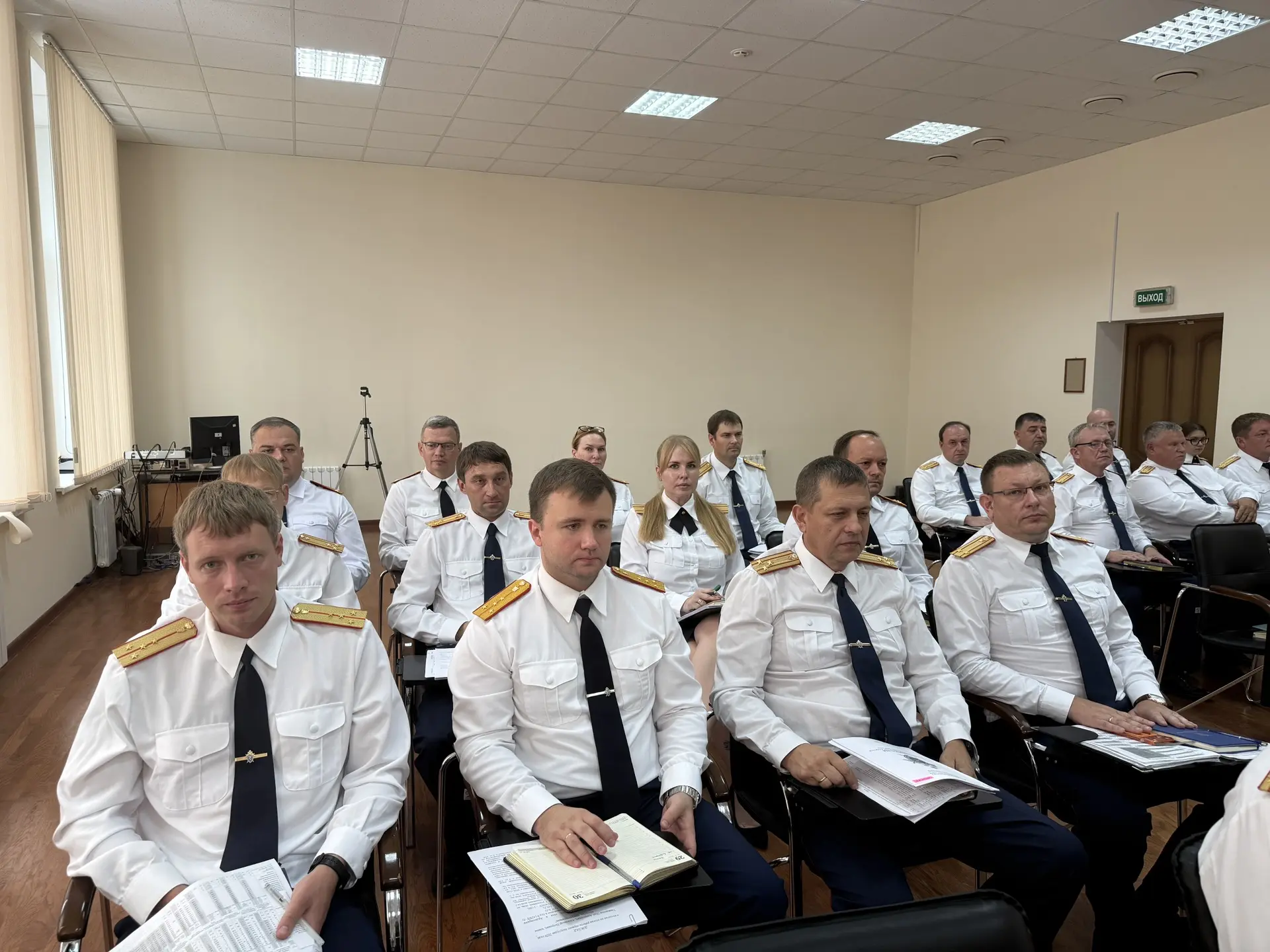 В следственном управлении состоялось заседание коллегии, посвященное итогам работы в первом полугоди