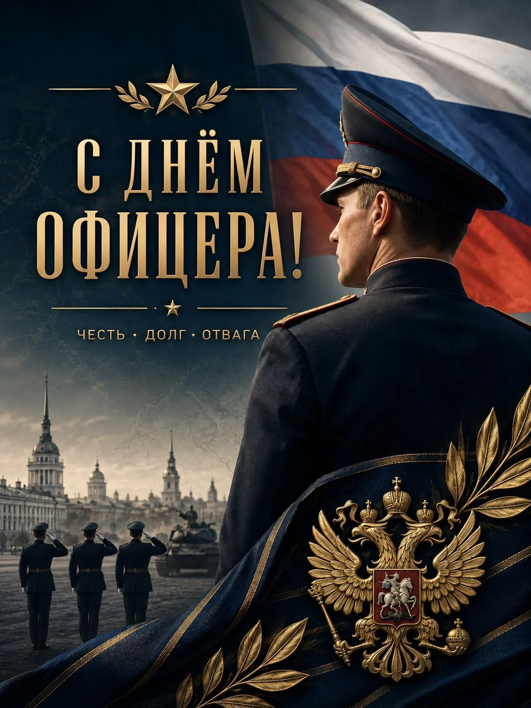 Уважаемые товарищи офицеры!
