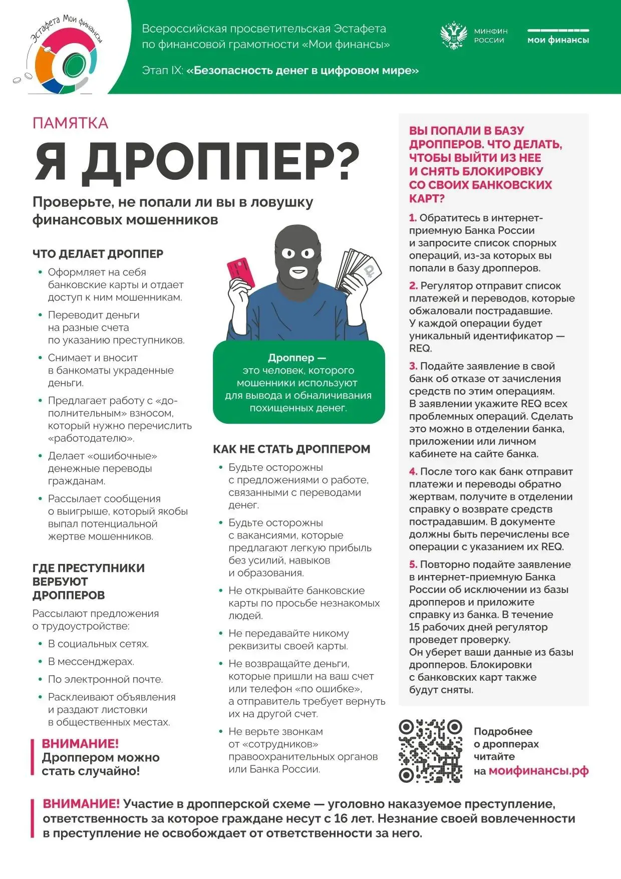 Проверьте, не попали ли вы в ловушку финансовых мошенников
Подробности в карточке