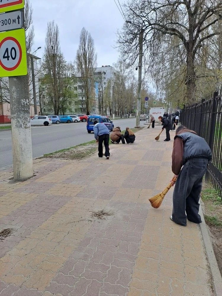 23 апреля в субботнике приняли участие обучающиеся 6 "Г" и 6 "В" класса (классные руководители: Стре