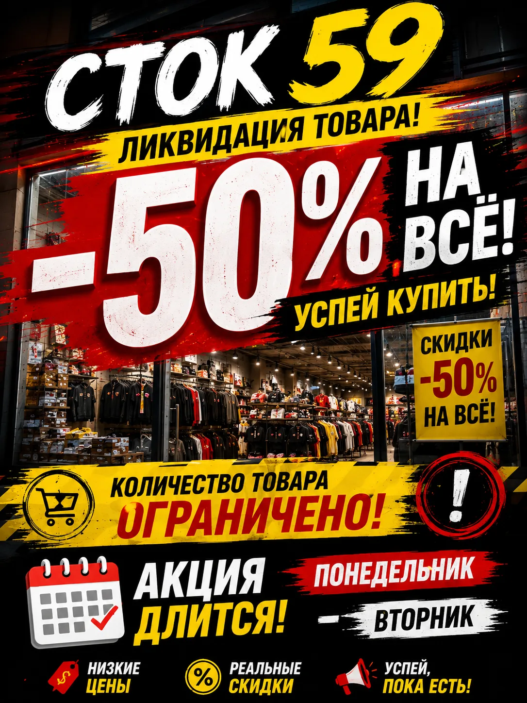 🔥🔥🔥 ВНИМАНИЕ! −50% НА ВСЁ! 🔥🔥🔥