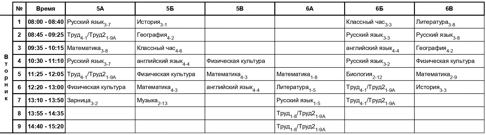 Изменения в расписании на 19.05