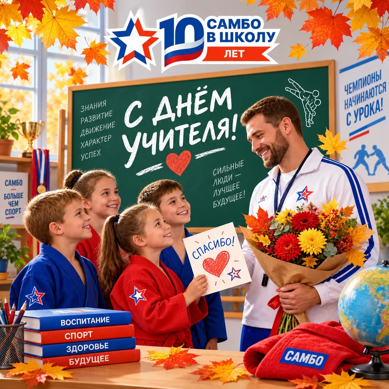 ❤️ Дорогие учителя проекта «Самбо — в школу»!