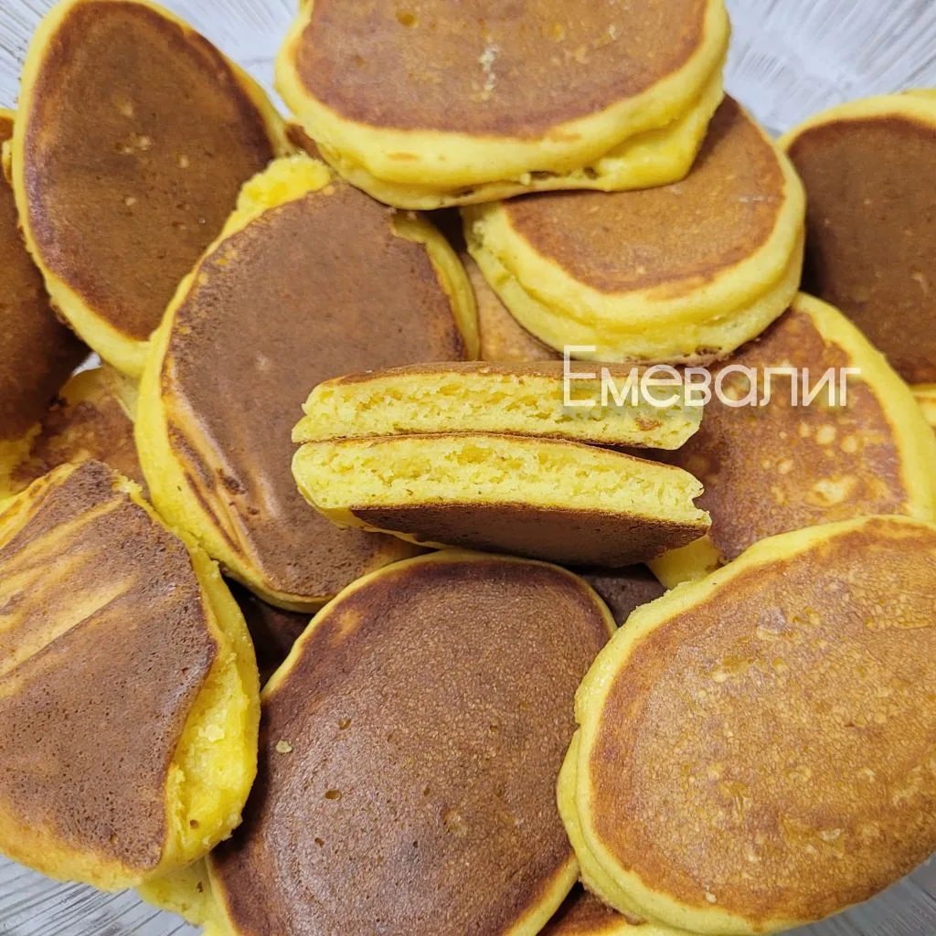 Мандариновые🍊 панкейки🥞, от которых не поправишься⌛️, 190 кал./100 гр.

          ~~~

На самом де