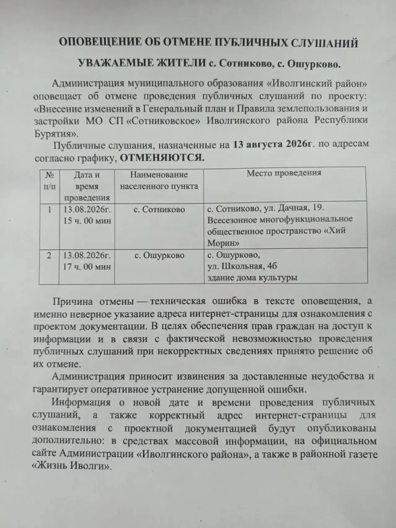 Медиа публикации