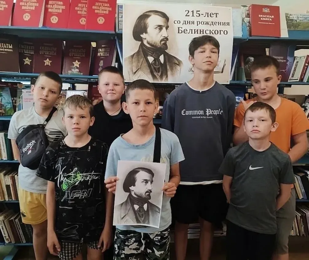 215-летию со дня рождения В. Г. Белинского в Новобирючевской сельской библиотеке был проведён литера