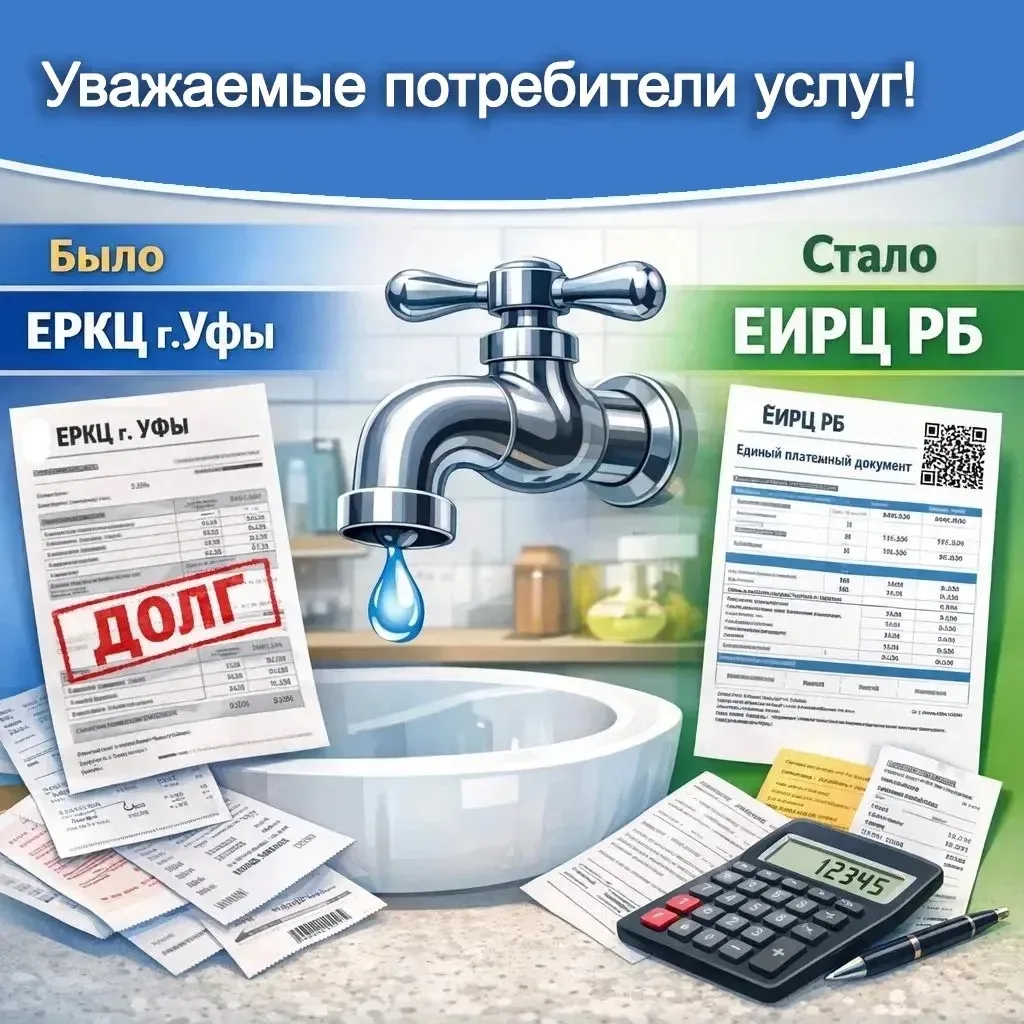 Важная информация для клиентов «Уфаводоканала»!
