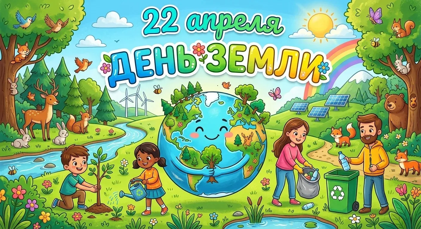 🌍 Сегодня День Земли! Давайте позаботимся о нашем общем доме 💚
