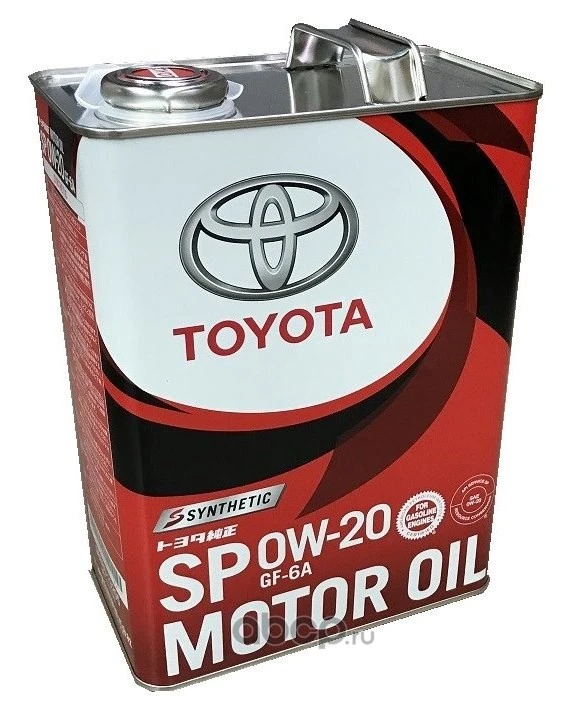 TOYOTA Масло моторное 0W-20 SP 4L https://detaliauto.ru/parts/TOYOTA/0888013205?source=...