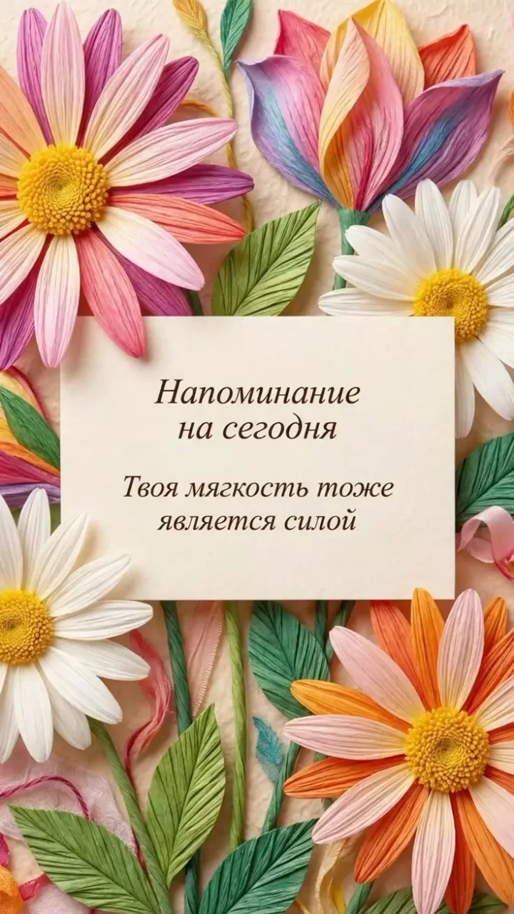 Напоминание на сегодня ❤