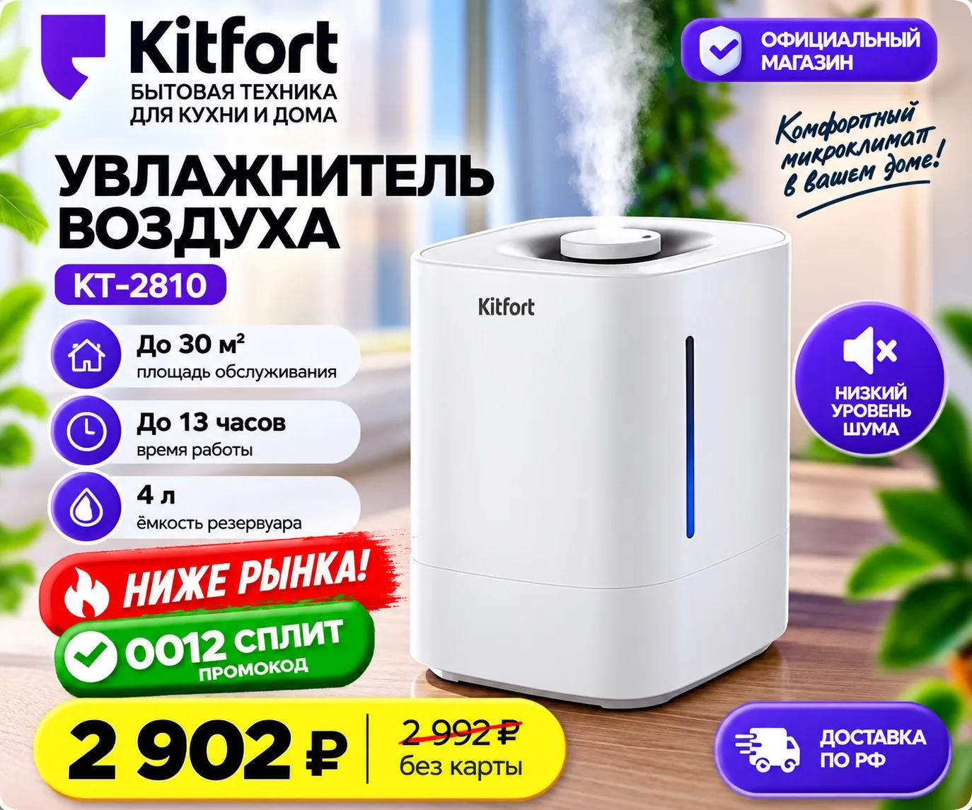 ❗️ С ПРОМО - KITFORT25