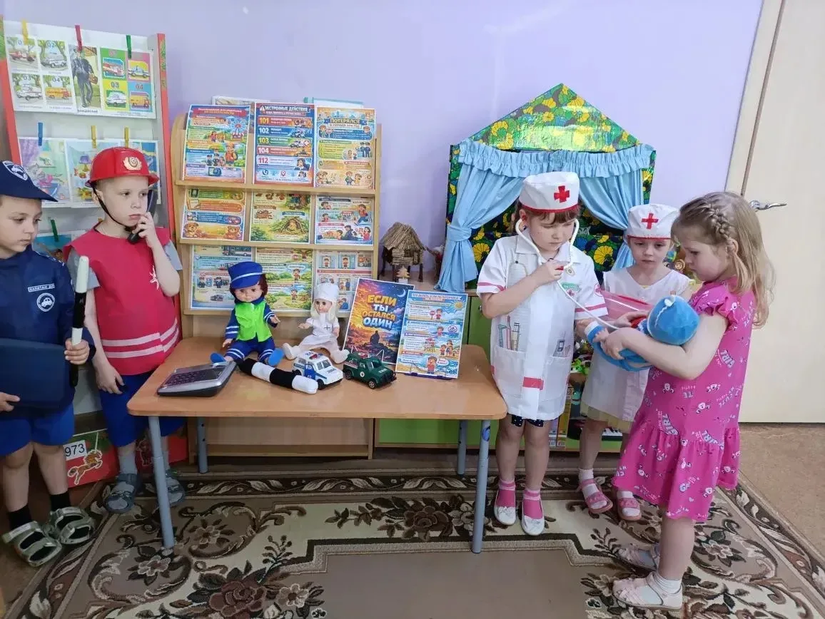 В нашем детском саду прошёл День безопасности, посвящённый правилам оказания первой пом...