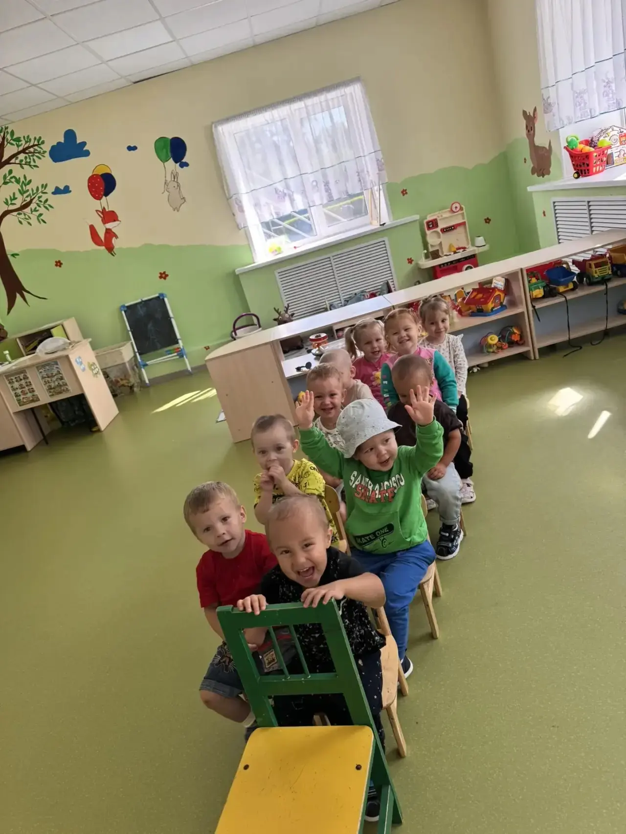 🎉 Весёлое приключение в ясельной группе! 🎉
