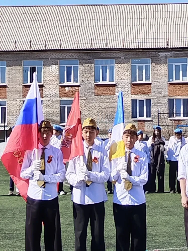 В  Сотниковской школе прошел Смотр строя и песни, посвящённый 81 годовщине Победы в Великой Отечеств