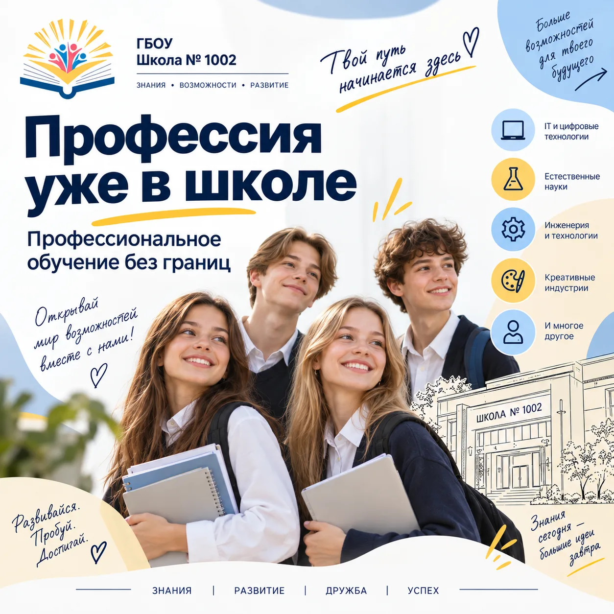 Профессия уже в школе 🎓