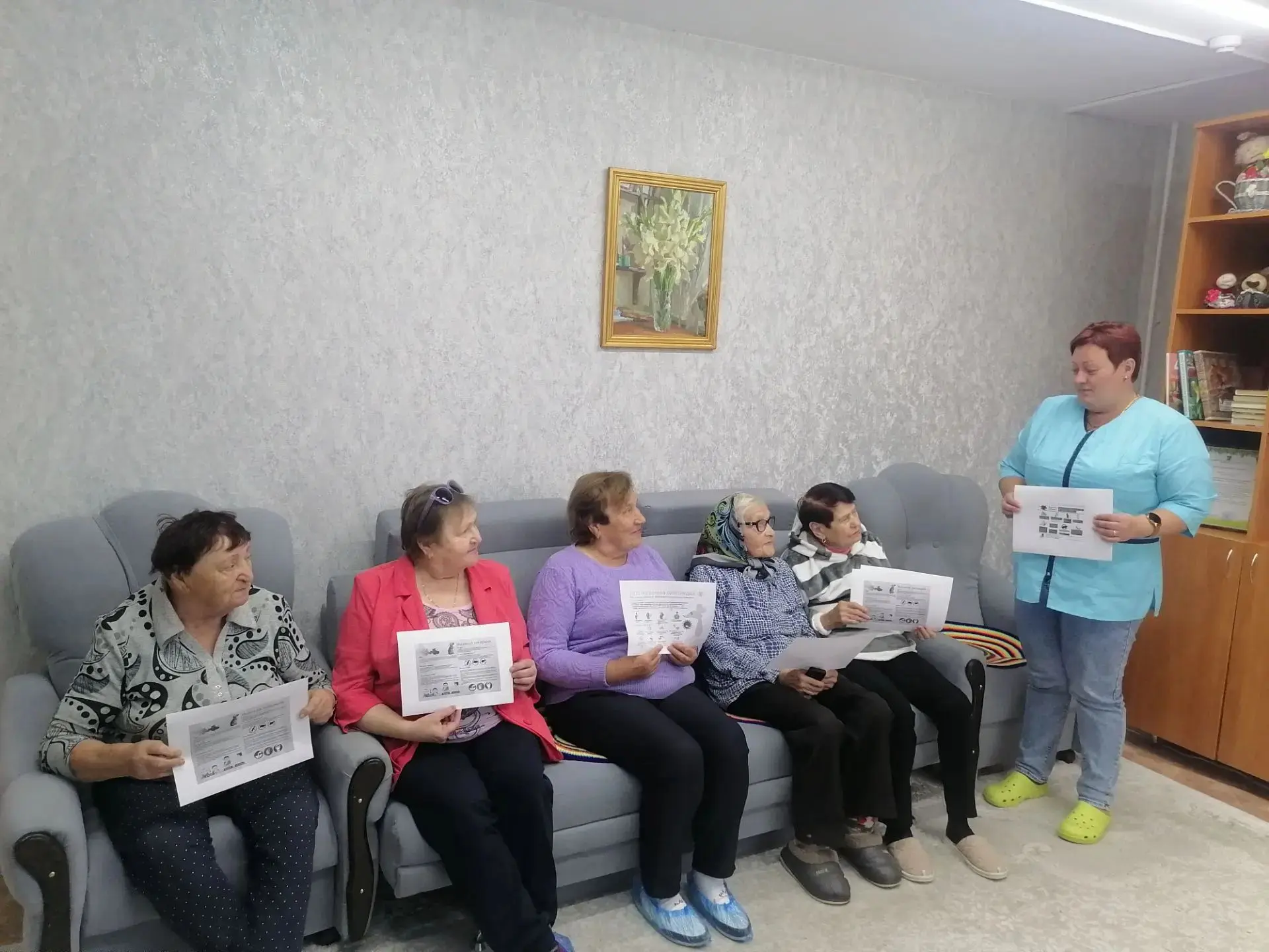 Жители  отделения «Специализированный жилой дом для граждан пожилого возраста и инвалид...