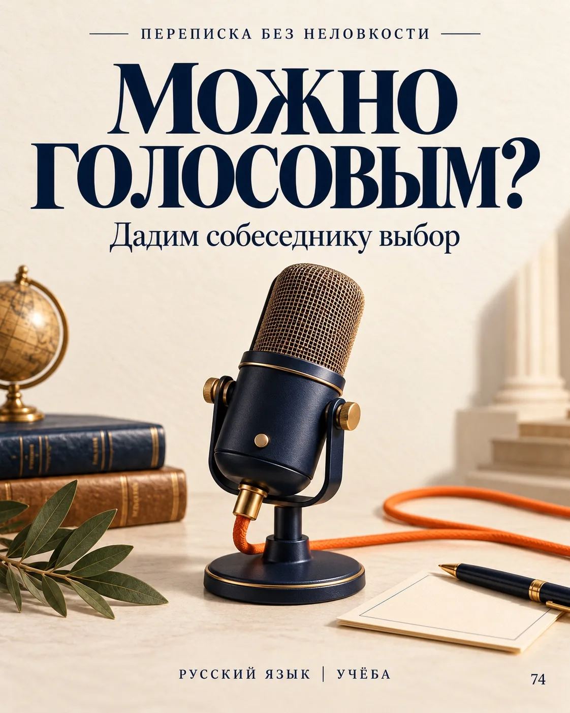 🎙 Голосовое на пять минут. А человек сейчас в автобусе