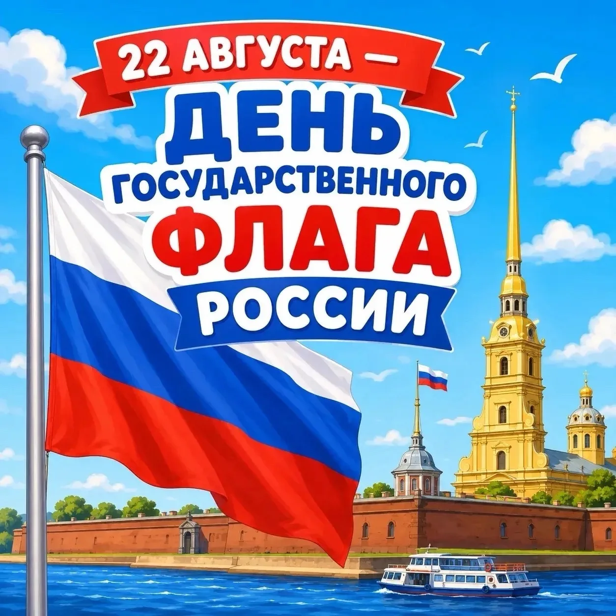 С Днем Государственного флага России! 🇷🇺✨