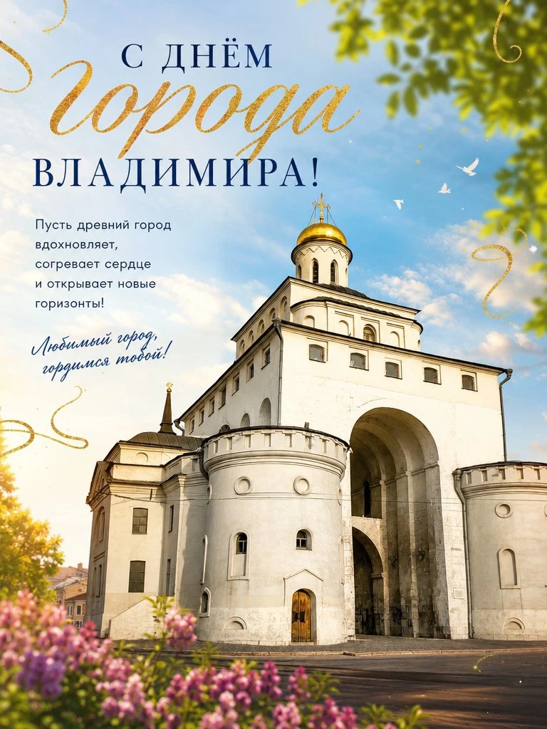 С Днём города, Владимир! 🎉