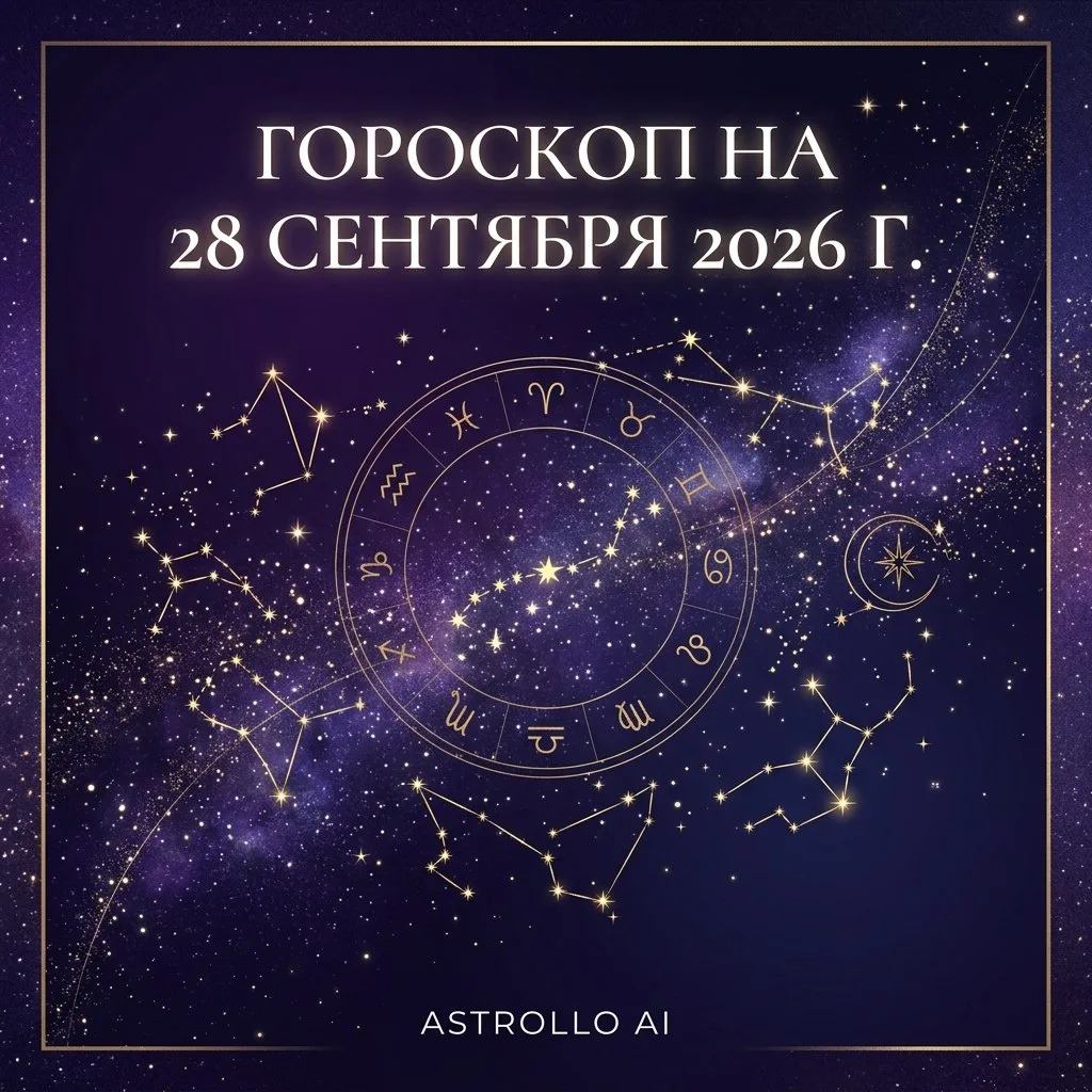 🔮 Гороскоп на 28 сентября 2026 г.