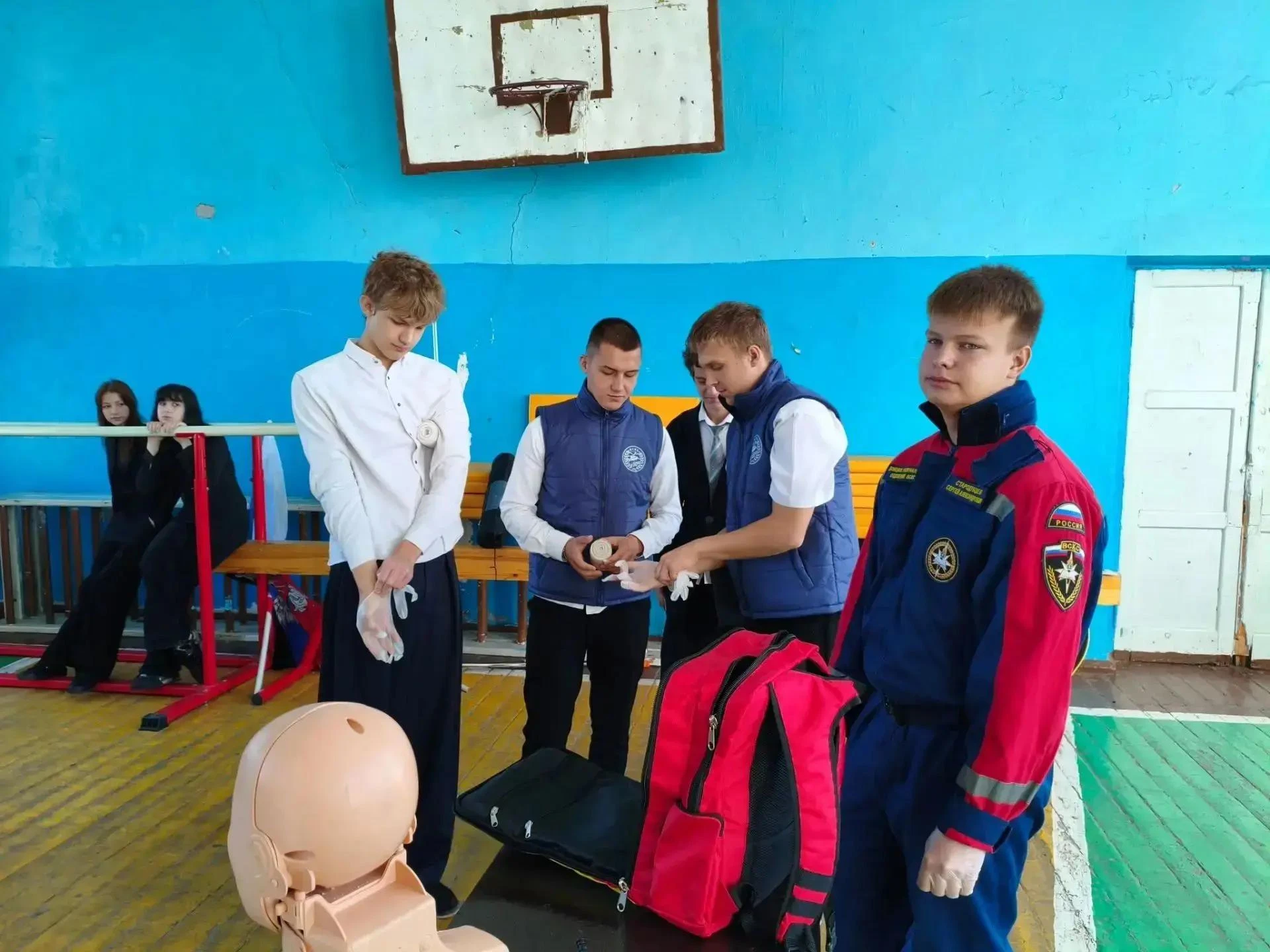 🚑💪"СПАСАТЬ ЖИЗНИ - ЭТО ПРИЗВАНИЕ» ОТКРЫТИЕ ШКОЛЬНОГО СПАСАТЕЛЬНОГО ОТРЯДА РО ВСКС "ЮН...