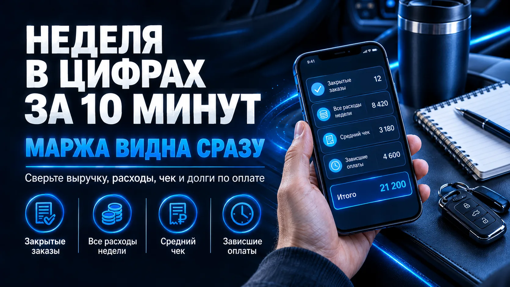 Заказов вроде много, а денег в конце недели меньше, чем ожидал? Проверьте не только выр...
