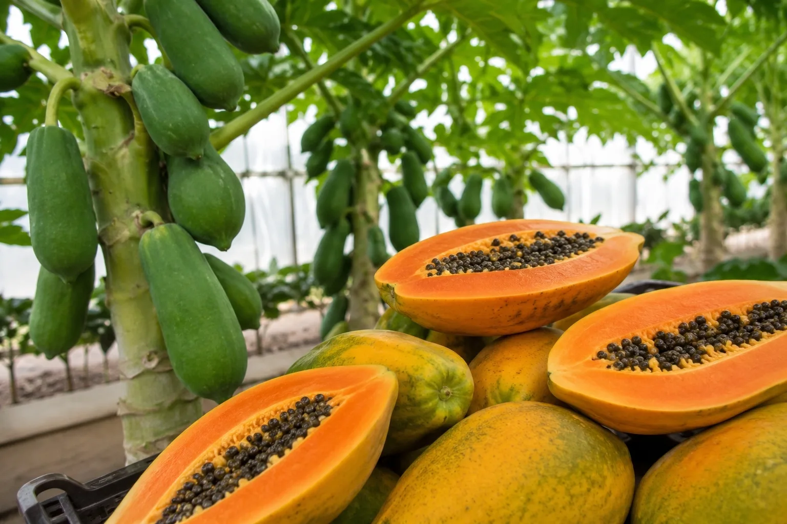 🍐 Сочи всё увереннее превращается в тропики: вслед за бананами созрела папайя