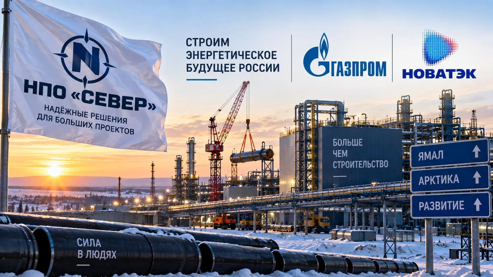 ООО «НПО «Север» приглашает на работу вахтовым методом на строительные объекты ПАО «Газ...