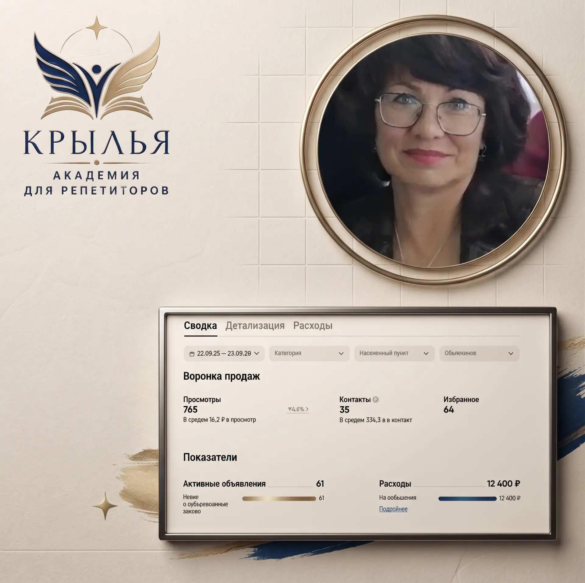 🏆 От 0 ₽ за занятия до 10+ платных учеников и 4–5 диагностик в неделю с Авито