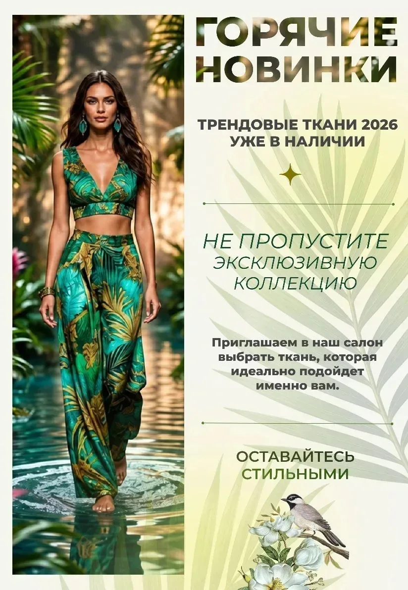 У нас потрясающие новости — новая коллекция тканей уже в салоне! Самые трендовые новинк...