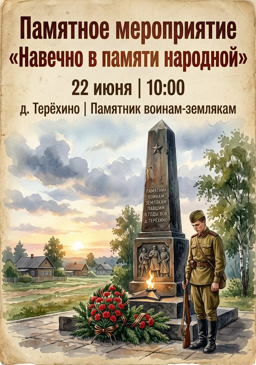 Памятные мероприятия на территории Топкинского округа ко Дню Памяти и Скорби.