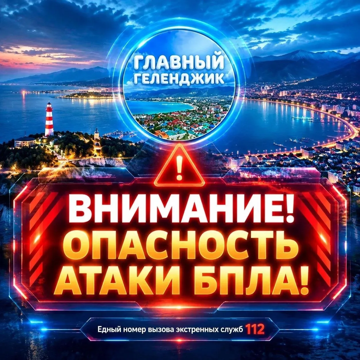 Внимание! Опасность БПЛА.