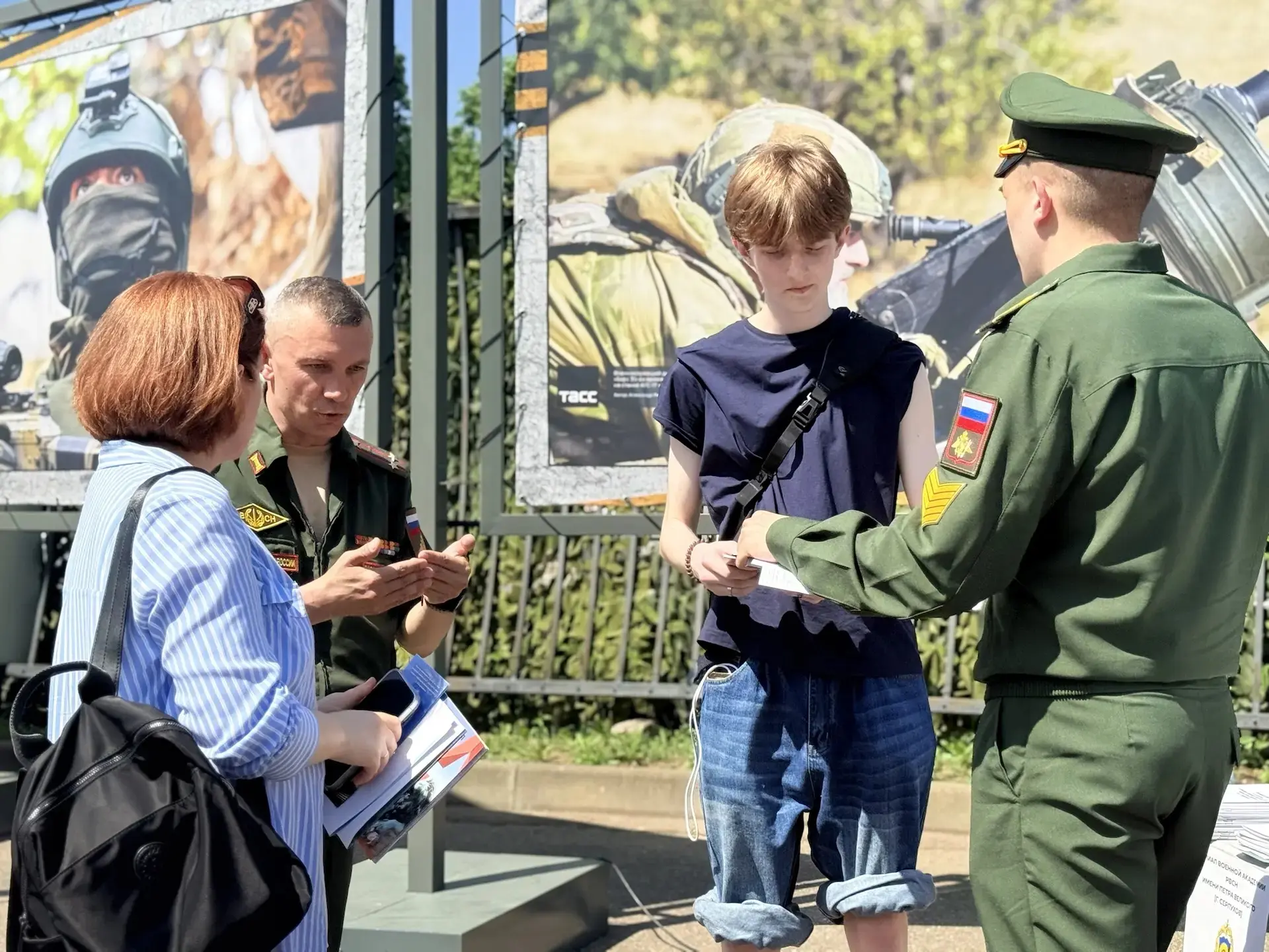 Студенты #ПК8 посетили профориентационное мероприятие на Поклонной горе, посвящённое поступлению в в
