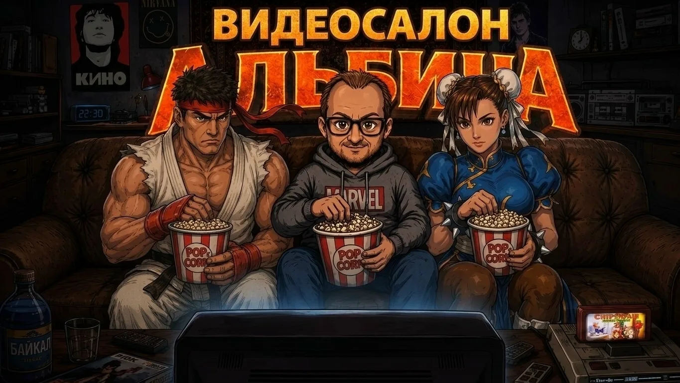 📼 Воскресный Видеосалон "Альбина" прямо сейчас! Смотрим аниме "Уличный боец 2" 1994 + ...