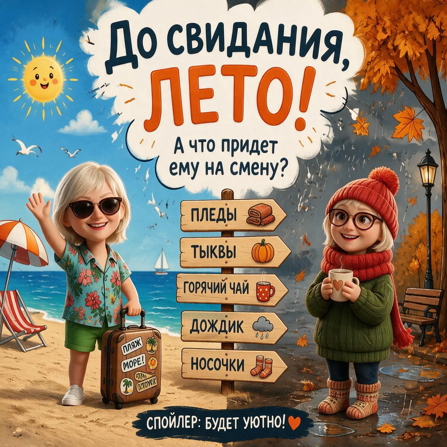 🍂 Прощай, лето!