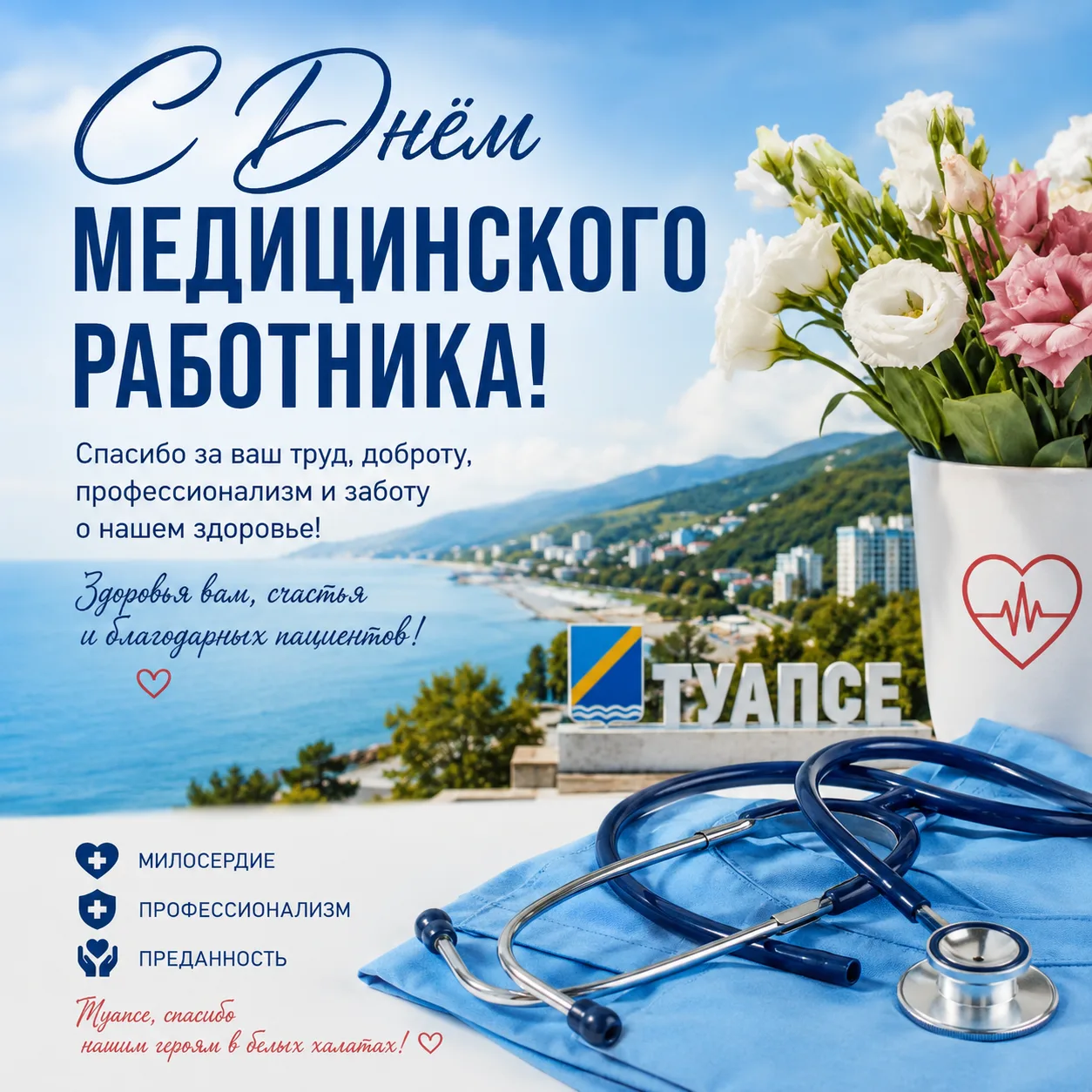 💙 С Днём медицинского работника!
