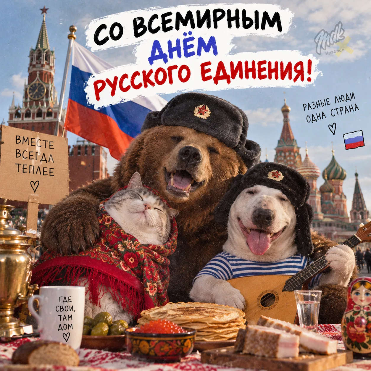 Ребят, ну сегодня нужно отпраздновать, несмотря на то, что сегодня понедельник😊